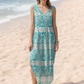 💖LETZTER TAG 60% RABATT💖Sommer Maxikleid: Urlaub-Strandkleid mit Taschen