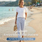 ☀️ Frühlings-Hot-Sale 50 % RABATT!! 🌿🌸 Bequeme blau gestreifte Hose mit Seitentaschen