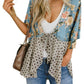 📢📢Großer Ausverkauf läuft!⏰🌸Damen-Kimonos mit Blumenmuster, Rüschenärmeln und Bindegürtel – luftige Boho-Cardigans im lockeren Schnitt