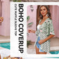 📢📢Großer Ausverkauf läuft!⏰🌸Damen-Kimonos mit Blumenmuster, Rüschenärmeln und Bindegürtel – luftige Boho-Cardigans im lockeren Schnitt