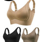 💕Subtle Striped Seamless Bra with W-Support – Comfort & Style!