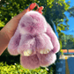 🔥Solange der Vorrat reicht 40 % Rabatt!🎉Handgemachte weiche Bunny PomPom-Anhänger
