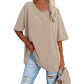 📢📢40 % RABATT !! ⏰Lässiges, locker sitzendes Damen-T-Shirt mit V-Ausschnitt