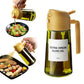 🔥 Last Day Special Price !!!! 💕Portable Glass 2 in 1 Oil Sprayer – Control Oil, Perfect for Air Fryer & Baking