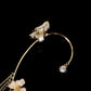 💕Valentinstags Special - 50% Rabatt💕Schlichte Ohrclips mit Schmetterlings- und Blumenmotiv & Quasten – Elegant & bequem, ohne Ohrloch 🌸🦋
