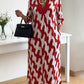 🌸Frühlingsangebot: 50% Rabatt!🔥 Lässig-schickes Maxikleid – V-Ausschnitt, halblange Ärmel, perfekt für jeden Tag ✨