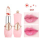 🔥Solange der Vorrat reicht 40 % Rabatt!🎉Kristall-Gelee-Blume Farbwechselnder Lippenstift💄