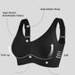 💕Subtle Striped Seamless Bra with W-Support – Comfort & Style!