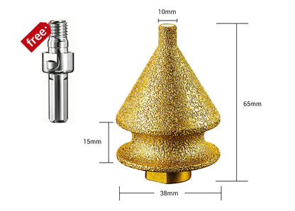 ⚙️ LIMITED-TIME 50% OFF! ✨ Diamond Chamfering Bit for Grinder – Multi-Function, Brazed Diamond, Universal Fit 💎