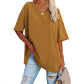 📢📢40 % RABATT !! ⏰Lässiges, locker sitzendes Damen-T-Shirt mit V-Ausschnitt