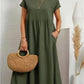 🔥Last Day Sale 50%🔥Summer Fashion Solid Color Cotton Linen Pocket Dress