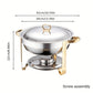 💎 50% OFF THE STAINLESS STEEL CHAFING DISH BUFFET SET! 💎 Professional-Grade, Food Safe & Portable for Any Event ✨