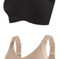 💕Subtle Striped Seamless Bra with W-Support – Comfort & Style!