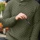 💜 LETZTER TAG DER AKTION – 50 % RABATT 💜Herren Pullover mit strukturiertem Stehkragen