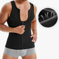 💎2026 New Style ＆ 50% OFF! 💎 Men's Flat Stomach Training Vest – Zipper Closure, Targeted Compression & Instant Slimming Effect 💪🔥
