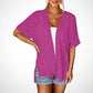 🌼 SOMMER-SONDERANGEBOT 50% RABATT! ✨Damen Freizeit-Oberhemd in einfarbigem Design – locker, leicht & vielseitig – ideal über Tops oder als leichte Jacke für Sommer & Alltag