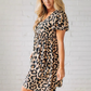 🐆Lässiges Minikleid mit Leopardenmuster für Damen