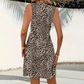 📢Mid-Season Sale: −40% nur für kurze Zeit⏰Damen Minikleid mit V-Ausschnitt & Leopardenmuster