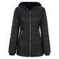 ❄️ LETZTER TAG IM ANGEBOT - 50% RABATT 💖 Damen Kapuzen-Mantel mit Plüschfutter