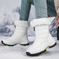 🔥Solange der Vorrat reicht 40 % Rabatt!🎉Rutschfeste, warme Schneestiefel mit Reißverschluss für Damen