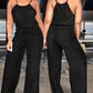 🌸 50% OFF NOW! 🌸Women's Sleeveless Drawstring Waist Summer Jumpsuit