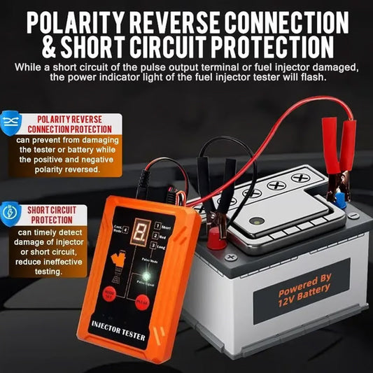 📢📢50% OFF !! ⏰ Diagnose & Clean in Minutes | 4-Mode Injector Tester 💨