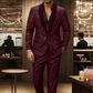 Herren Smoking-Anzug in Schwarz mit Glitzer