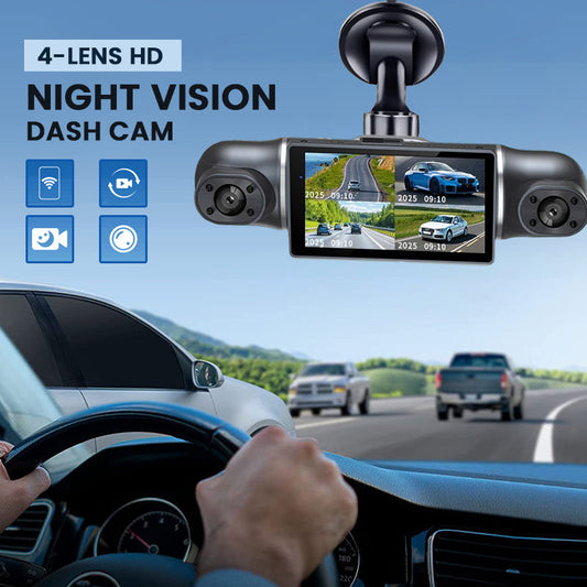 📹🌐 360° Eagle Eye | Rundum-Parkkamera | 1080p HD & Loop-Aufzeichnung 🚨