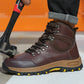 👷 Herren Hochschutz-Sicherheitsstiefel – Stahlkappe, Durchstichfest & Wasserdicht – Rutschfest, Atmungsaktiv & Für Bau & Industrie, EU41-46