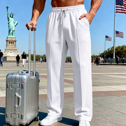 👖✨50 % Rabatt！✨ Herren Freizeithose mit Geradem Bein – Bequem, Atmungsaktiv & Vielseitig! ✨