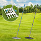 ⛳🌱 Edelstahl Rasenplanierer & Garten-Rechen – Präziser Nivellierer für Golf, Rasen & Sandflächen