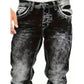 🔥Solange der Vorrat reicht 40 % Rabatt!🎉Kreative Stretch-Jeans für Herren, minimalistischer Stil, ideal für den Sommer, Emo-Stil