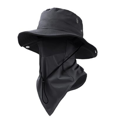 🎩🥳 2026 HEISSER VERKAUF – 50% RABATT! Atmungsaktive Fischerhut mit abnehmbarer Maske – 2-in-1-Design, Ice-Silk-Material, Breite Krempe & Nackenschutz für 360°-Sonnenschutz 🌬️