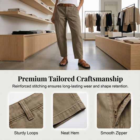 Damen Hochtaillierte schmal zulaufende Utility-Hosen