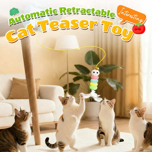 🐈Automatisches, einziehbares Katzenspielzeug💡