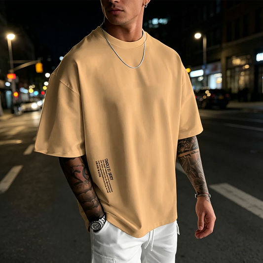 💥👕【2026er Neukollektion – jetzt mit 50 % Rabatt】 LOSE FIT – VOLLE BEWEGUNGSFREIHEIT. Kurzarm-Shirt für Männer. Urban Style, atmungsaktiv & alltagstauglich. Ob Stadt, Couch oder Café – du siehst immer gut aus. ⚡🌆