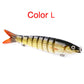 🎣✨50 % Rabatt！✨ Mehrteiliger Bionischer Angelköder – Realistisch, Dynamisch & Vielseitig! ✨