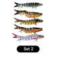🎣✨50 % Rabatt！✨ Mehrteiliger Bionischer Angelköder – Realistisch, Dynamisch & Vielseitig! ✨