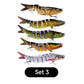 🎣✨50 % Rabatt！✨ Mehrteiliger Bionischer Angelköder – Realistisch, Dynamisch & Vielseitig! ✨