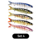 🎣✨50 % Rabatt！✨ Mehrteiliger Bionischer Angelköder – Realistisch, Dynamisch & Vielseitig! ✨