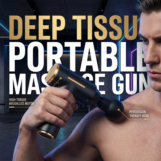 🔥2026 New Upgrade ＆ Hot Sale🔥 Portable Deep Tissue Massage Gun – High-Torque Motor, Ultra-Quiet & Compact Design ✨