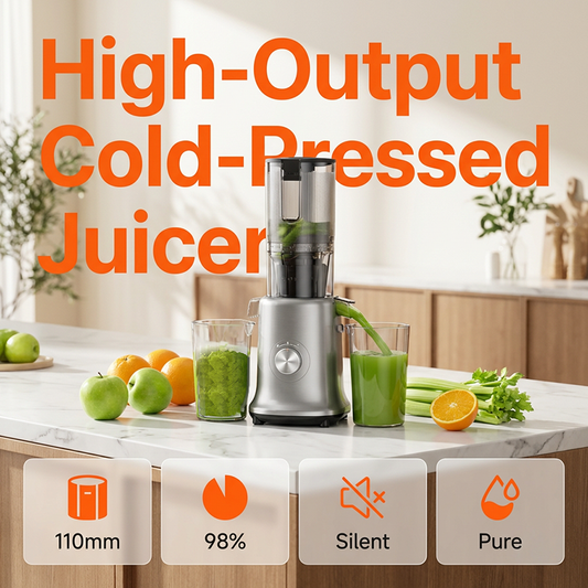 🔥2026 New Upgrade ＆ Hot Sale🔥110mm Wide Chute High-Yield Juicer