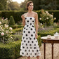 👗🔥 50% RABATT ✨ Elegantes trägerloses Tupfen-Stufenkleid – fließend, feminin & perfekt für den Sommer ☀️💫