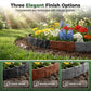 Gartenborder Set Kopfsteinoptik 5m – 20 ineinandergreifende Teile ☀️ Wetterfestes PP-Kunststoff, kein Graben & kein Werkzeug – ideal für Beete & Wege 🌿