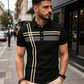 👕 ✨50% RABATT! ✨ Herren Kurzarm Hemd mit Streifen – Modern, Komfortabel & Vielseitig! ✨