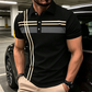 👕 ✨50% RABATT! ✨ Herren Kurzarm Hemd mit Streifen – Modern, Komfortabel & Vielseitig! ✨