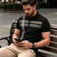 👕 ✨50% RABATT! ✨ Herren Kurzarm Hemd mit Streifen – Modern, Komfortabel & Vielseitig! ✨