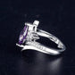 🔥2026 New Arrival ＆ Hot Sale ＆ 50％ Off🔥Asymmetrical Marquise Cut Purple Zircon Ring