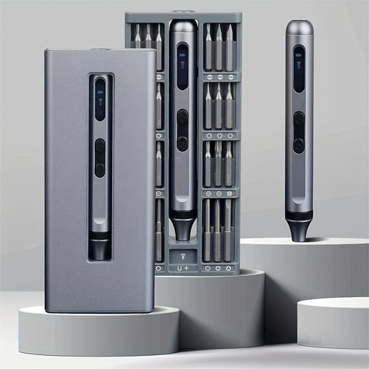 ⚙️ NUR FÜR BEGRENZTE ZEIT 50% RABATT!⚙️50-in-1 Akku-Elektroschrauber🔩Präzisions Reparatur Werkzeugset📱USB-C Schnellladung für Heim & Handwerk🛠️