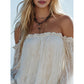 👚 50% RABATT! 🌸 Büsten-BH aus Spitze – Transparent, weite Ärmel & Boho-Stil – Perfekt für Festival, Strand oder romantische Sommerlooks ☀️